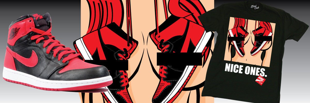 Air Jordan 1 OG shirt to match by Bird Club - Sneaker Tees to match Air Jordan Sneakers
