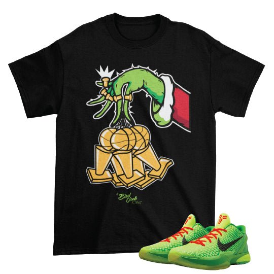 The Best Matching Kobe Grinch sneaker shirts - Sneaker Tees to match Air Jordan Sneakers