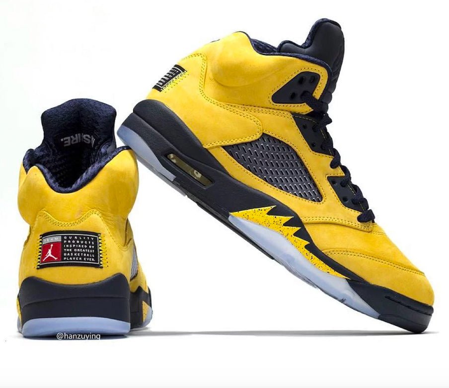 Air Jordan 5 Retro SP “Inspire” Michigan release and Sneaker tees - Sneaker Tees to match Air Jordan Sneakers