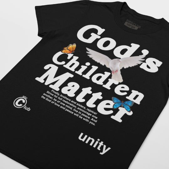 BLACK LIVES MATTER, GOD'S CHILDREN MATTER "THE BIGGER PICTURE" SHIRT - Sneaker Tees to match Air Jordan Sneakers