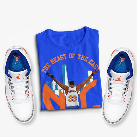 Sneaker Tees to match Retro 3 Knicks sneakers