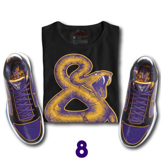 NEW Kobe Black Mamba shirt - Sneaker Tees to match Air Jordan Sneakers