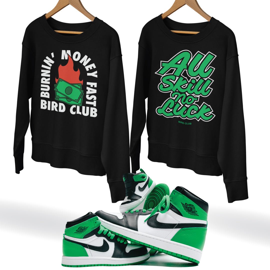 Air Jordan Retro 1 "Lucky Green" & What to wear with them. - Sneaker Tees to match Air Jordan Sneakers