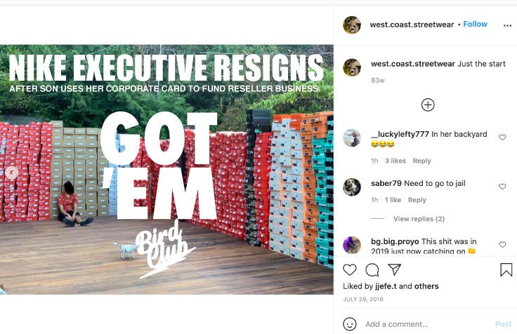 Nike Executive, Ann Hebert resigns after teen son uses her corporate card to fund his sneaker reselling business - Sneaker Tees to match Air Jordan Sneakers