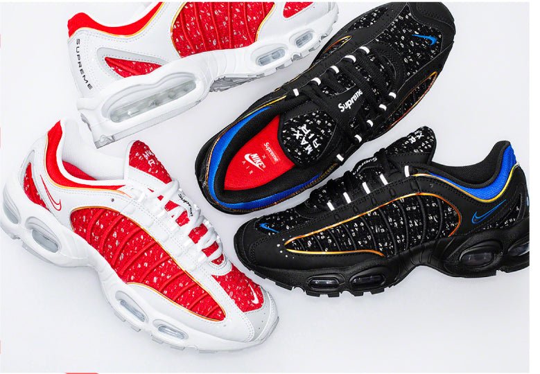 Nike X Supreme Tailwind IV set to release this week - Sneaker Tees to match Air Jordan Sneakers