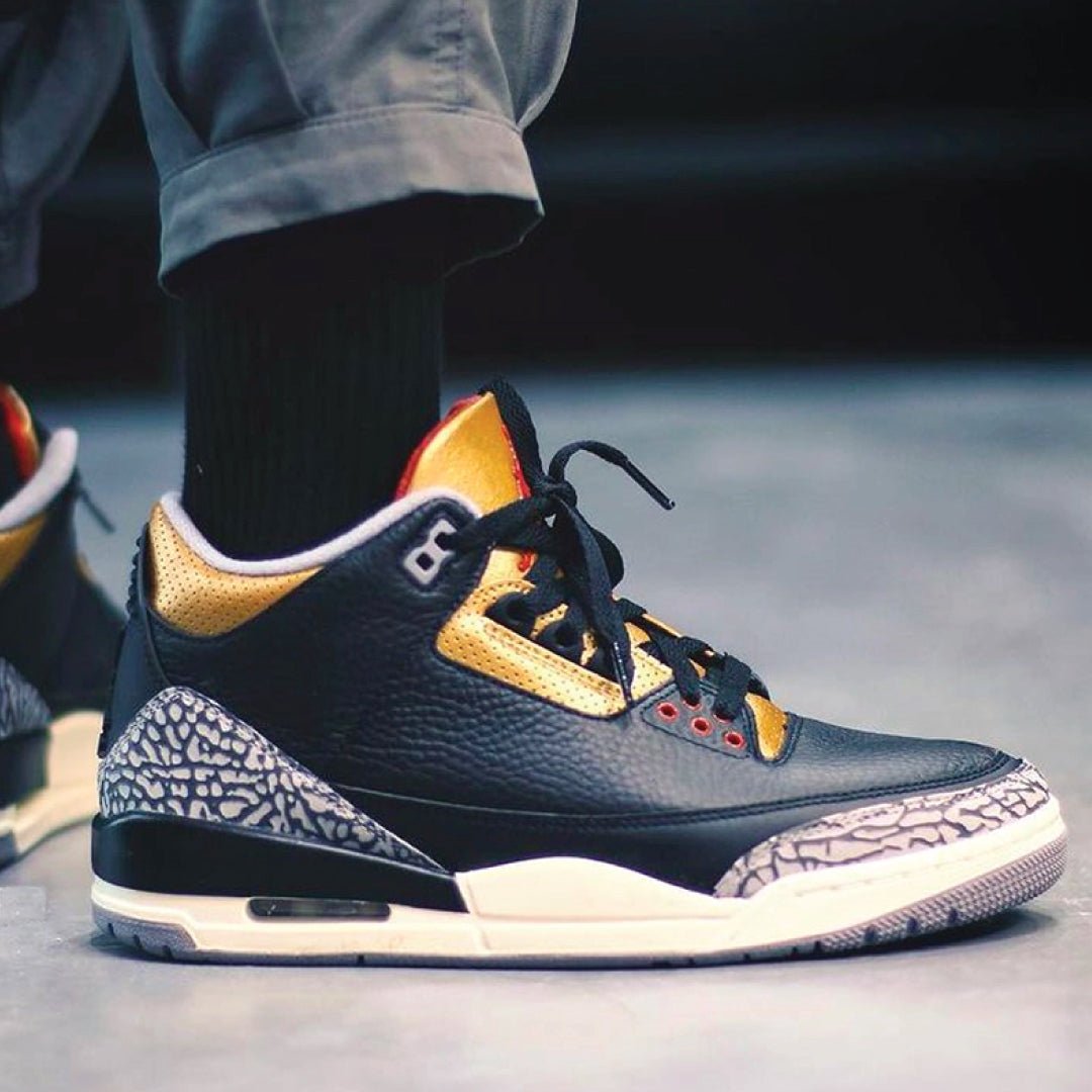 RETRO 3 "BLACK GOLD" SHIRTS - Sneaker Tees to match Air Jordan Sneakers
