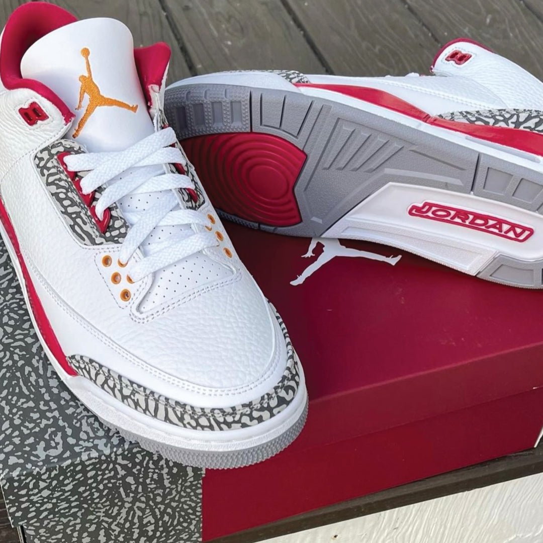 RETRO 3 "CARDINAL RED" SHIRTS - Sneaker Tees to match Air Jordan Sneakers
