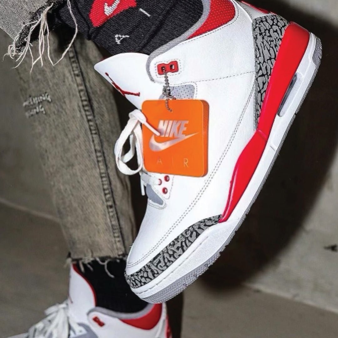 RETRO 3 OG FIRE RED SHIRTS - Sneaker Tees to match Air Jordan Sneakers