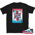 "Miami Nights" Lebron 8 Shirt - Sneaker Tees to match Air Jordan Sneakers