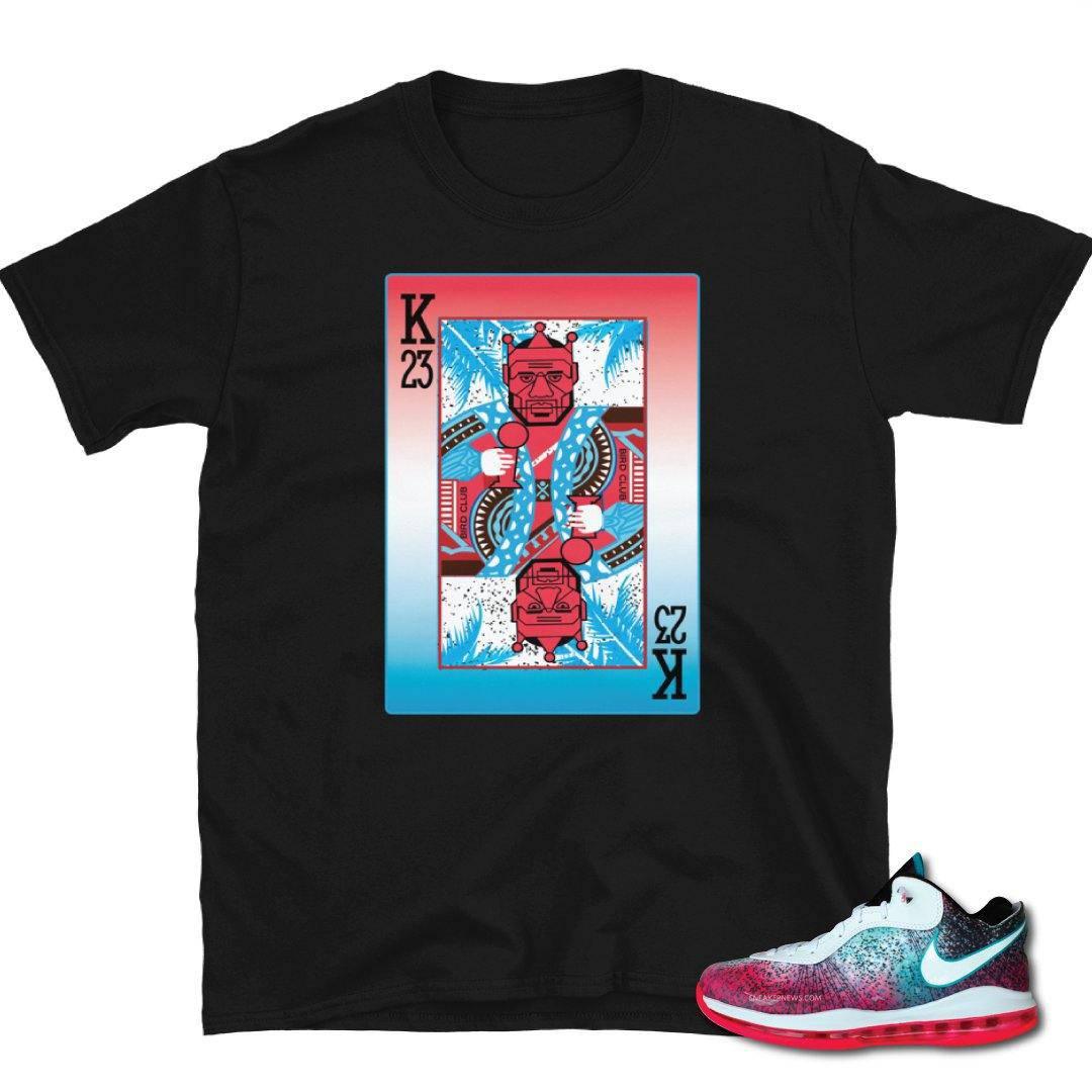 "Miami Nights" Lebron 8 Shirt - Sneaker Tees to match Air Jordan Sneakers