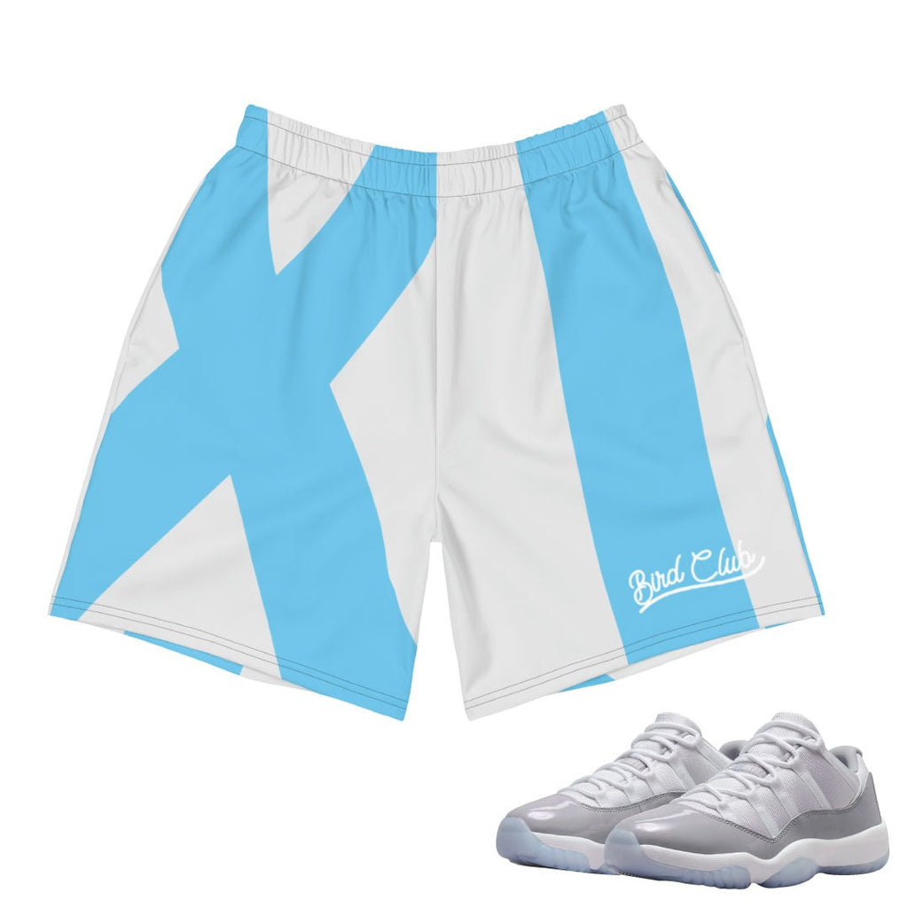 Retro 11 Low Cement Grey XI Shorts - Sneaker Tees to match Air Jordan Sneakers