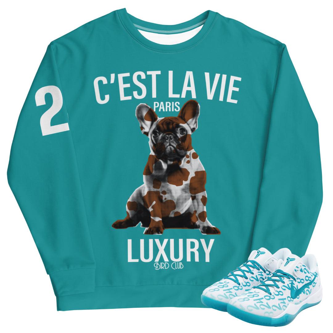 Kobe Protro 8 "Radiant Emerald" Frenchy Sweatshirt - Sneaker Tees to match Air Jordan Sneakers