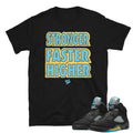 Retro 5 Aqua "SFH" Shirt - Sneaker Tees to match Air Jordan Sneakers