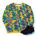 RETRO 6 AQUA "BARCELONA YELLOW" SWEATSHIRT - Sneaker Tees to match Air Jordan Sneakers