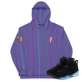 RETRO 6 AQUA HORNETS HOODIE - Sneaker Tees to match Air Jordan Sneakers