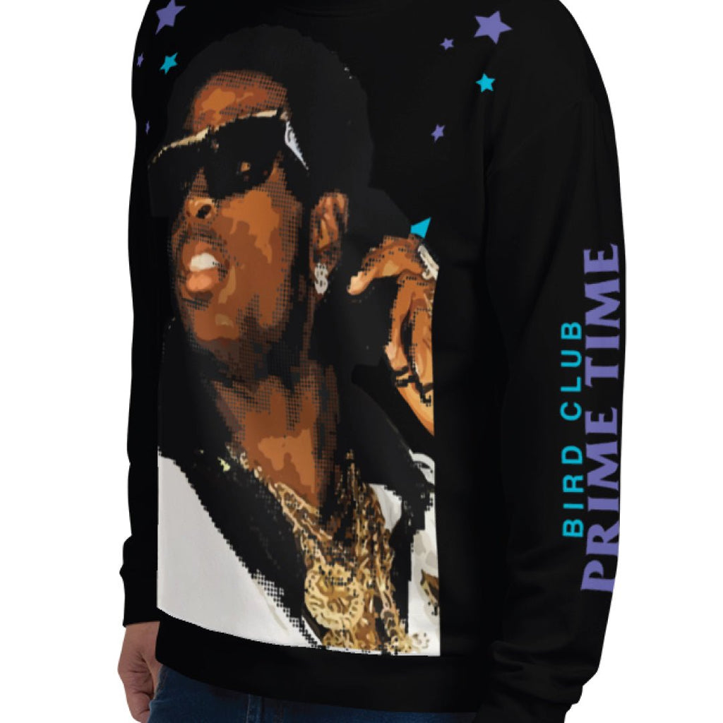RETRO 6 AQUA PRIME TIME SWEATSHIRT - Sneaker Tees to match Air Jordan Sneakers