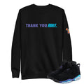 RETRO 6 AQUA BUILT THANK YOU SWEATSHIRT - Sneaker Tees to match Air Jordan Sneakers