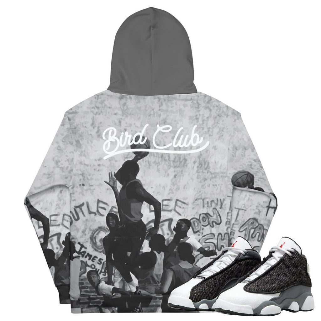 Retro 13 Black Flint Playground Hoodie - Sneaker Tees to match Air Jordan Sneakers