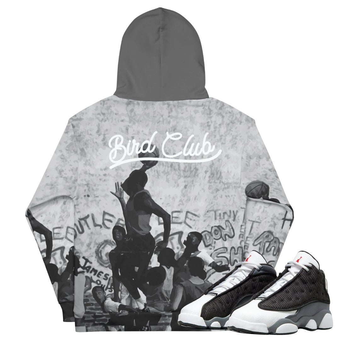 Retro 13 Black Flint Playground Hoodie - Sneaker Tees to match Air Jordan Sneakers