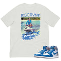 Retro 1 True Blue Pablo Shirt - Sneaker Tees to match Air Jordan Sneakers