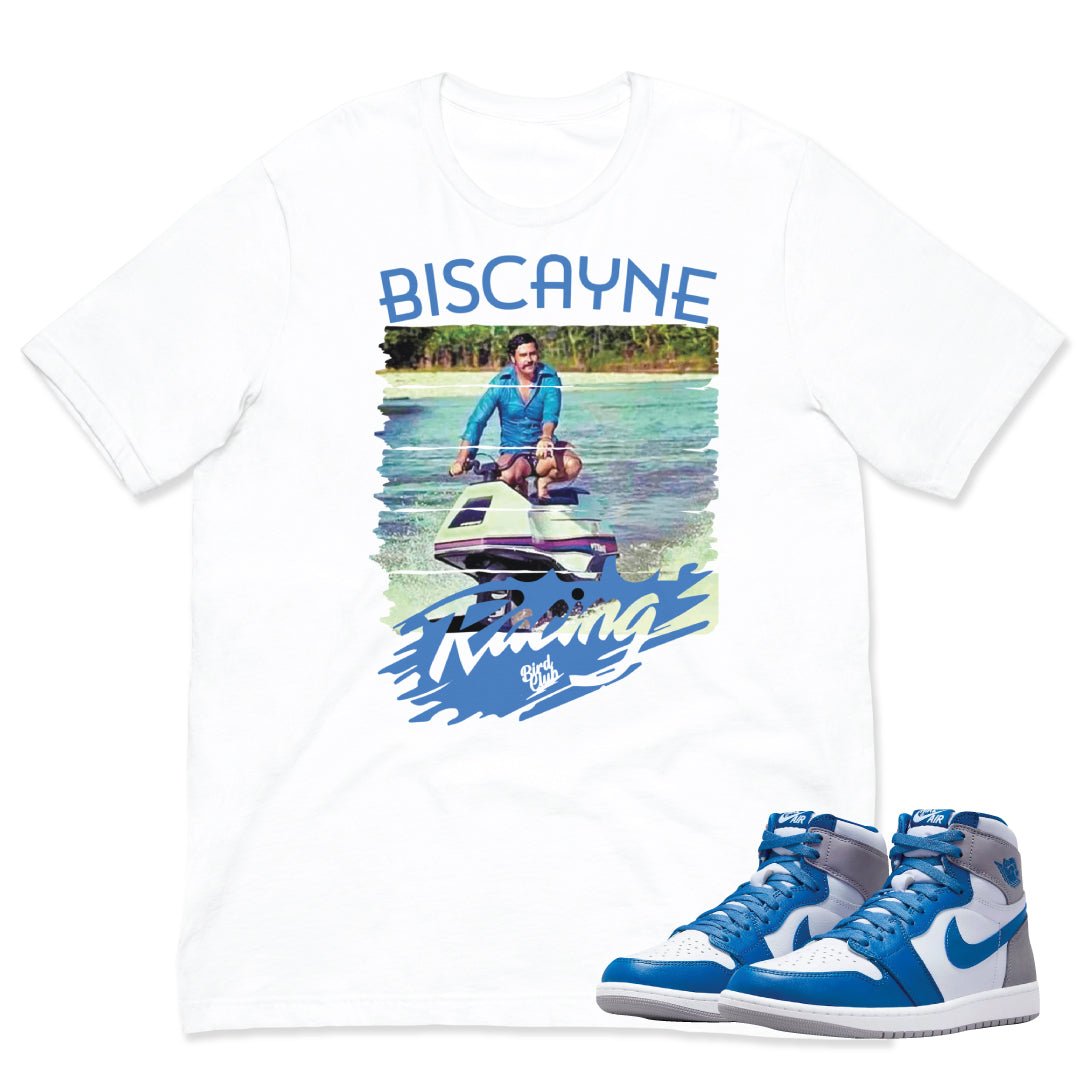 Retro 1 True Blue Pablo Shirt - Sneaker Tees to match Air Jordan Sneakers