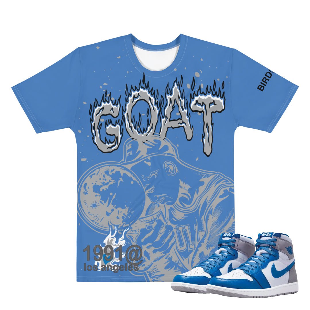Retro 1 True Blue Championship Shirt - Sneaker Tees to match Air Jordan Sneakers