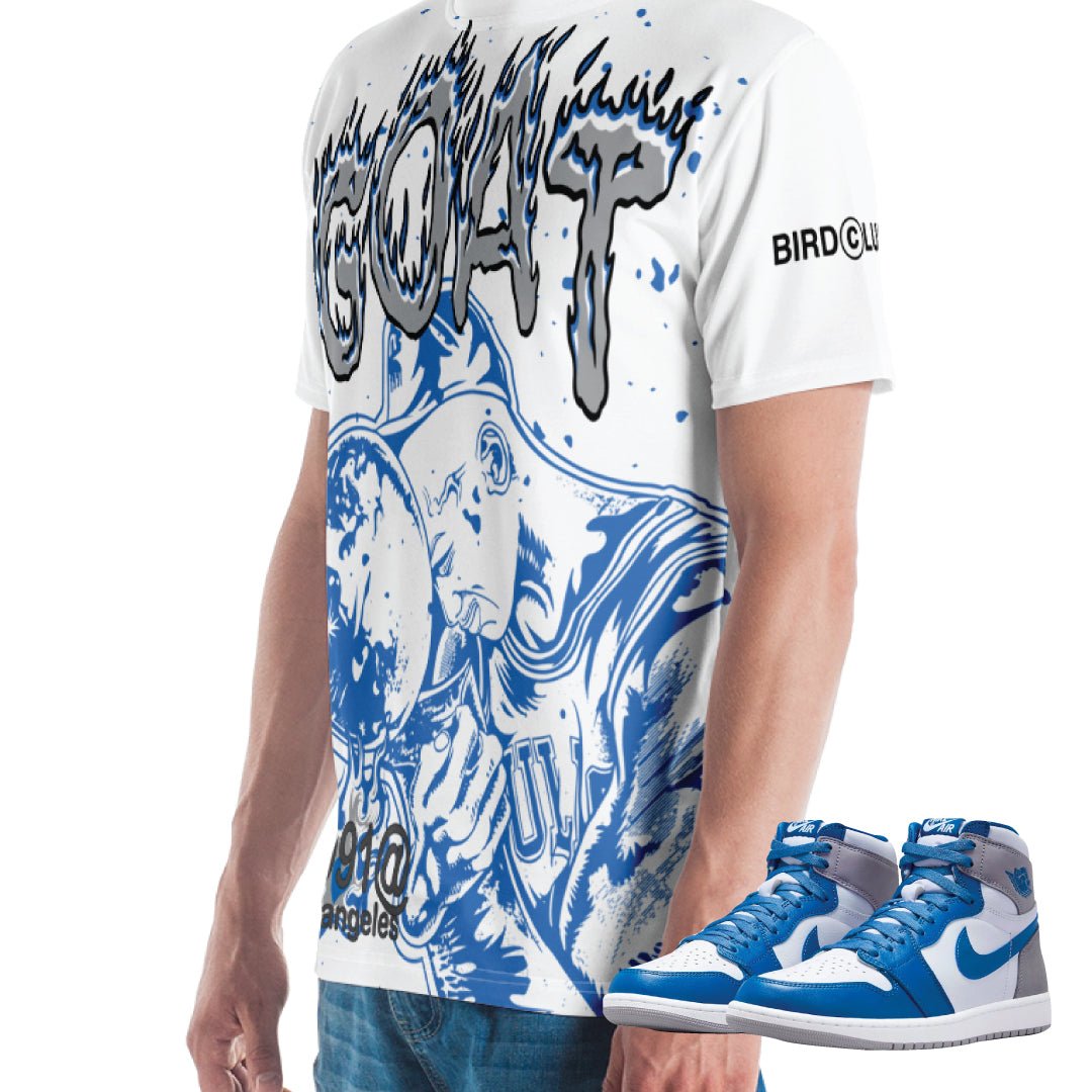 Retro 1 True Blue Championship Shirt - Sneaker Tees to match Air Jordan Sneakers