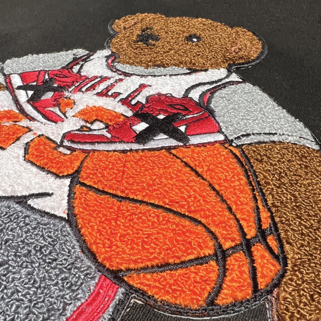 Banned Bear Chenille Sweatshirt - Sneaker Tees to match Air Jordan Sneakers