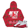 Retro 12 Cherry Hoodie - Sneaker Tees to match Air Jordan Sneakers