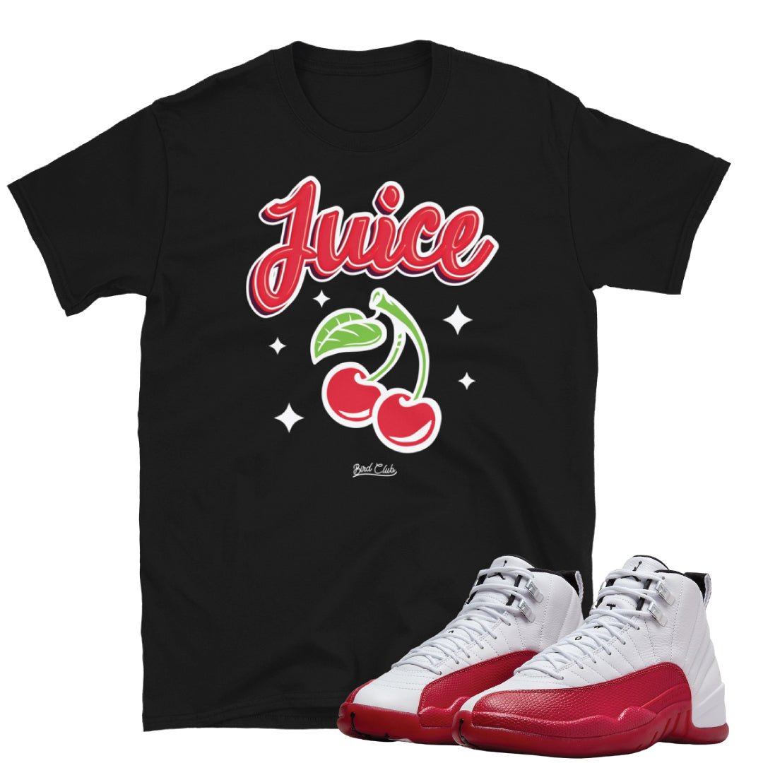 Retro 12 Cherry Juice Shirt - Sneaker Tees to match Air Jordan Sneakers