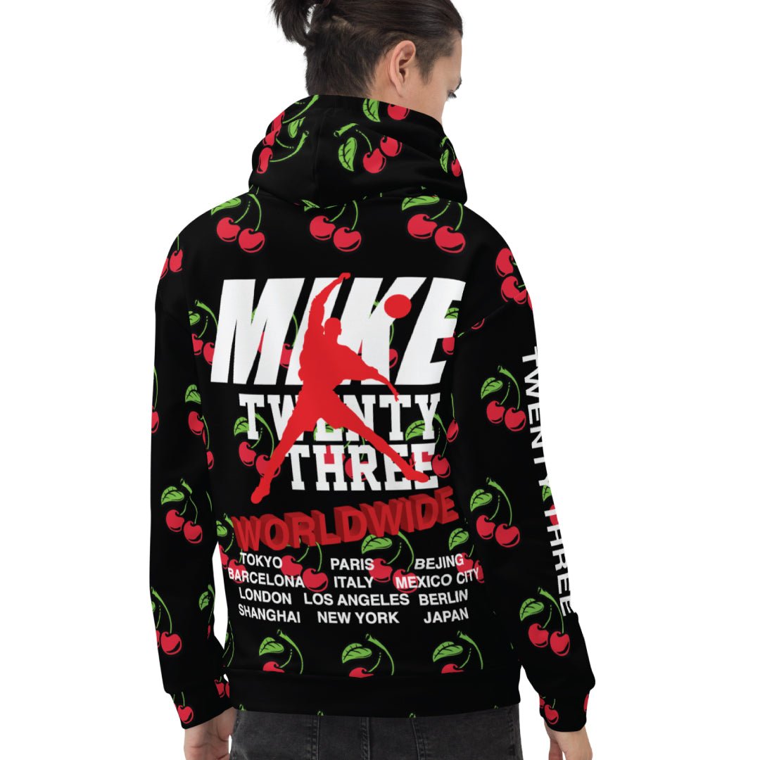 Retro 11 Cherry Red Hoodie - Sneaker Tees to match Air Jordan Sneakers