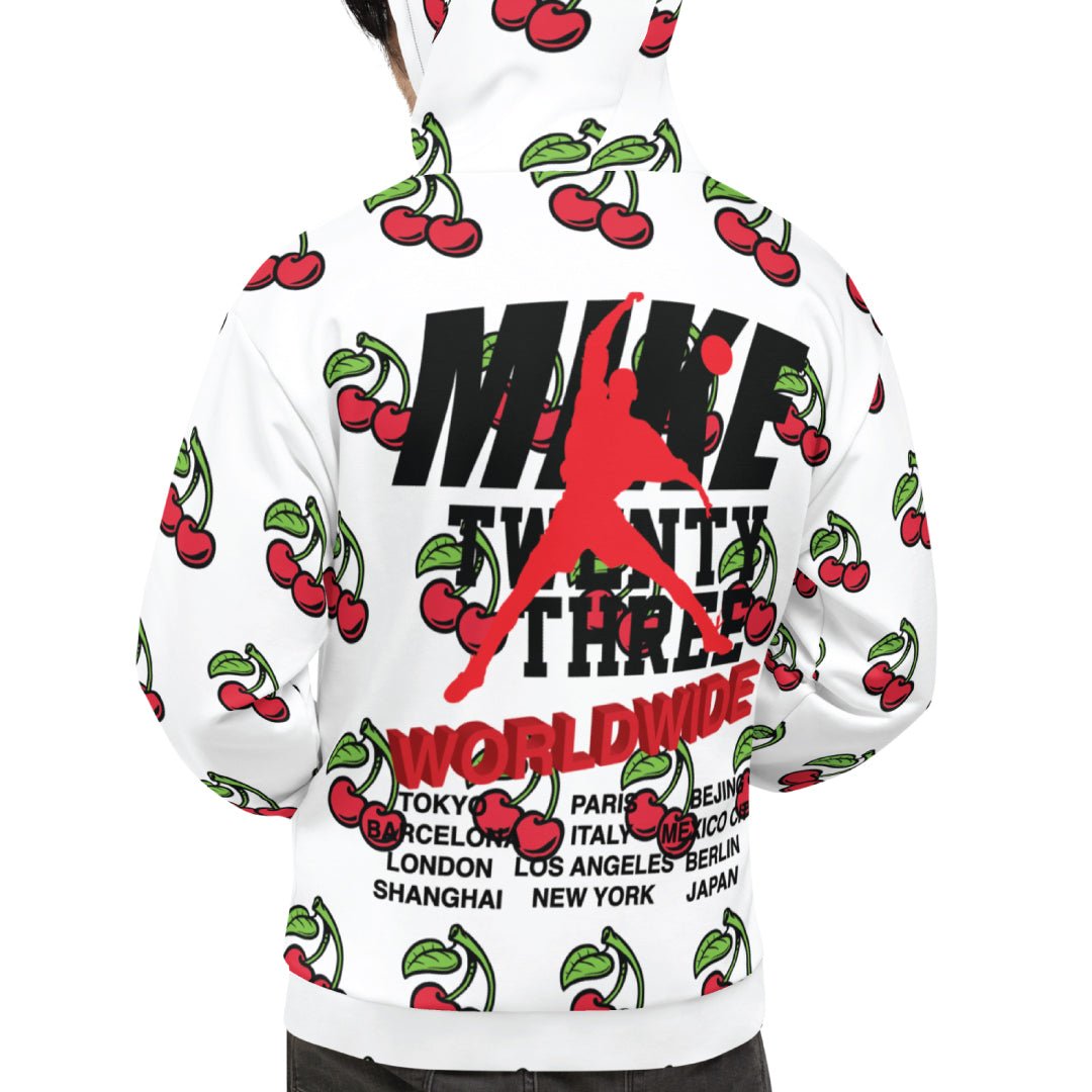 Retro 11 Cherry Red Hoodie - Sneaker Tees to match Air Jordan Sneakers