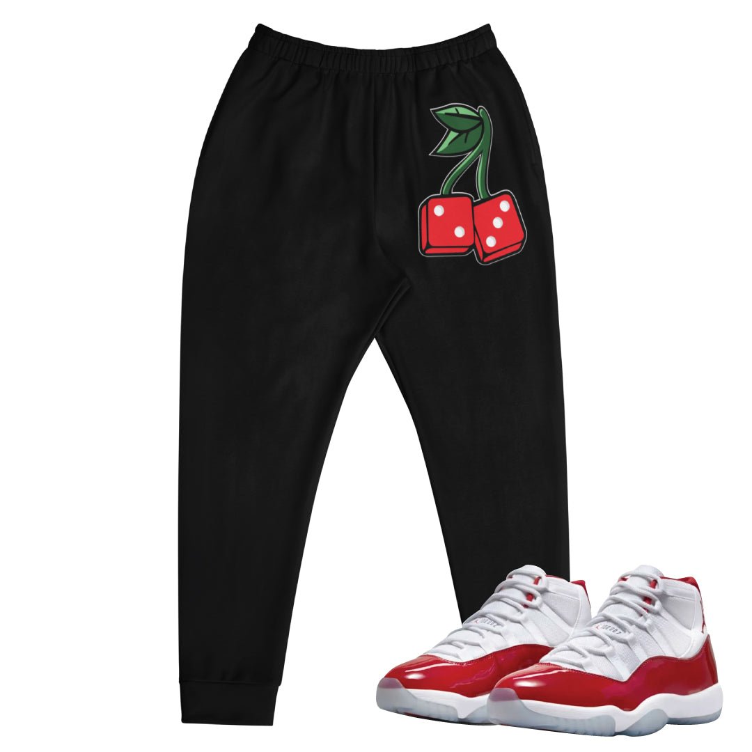 Retro 11 Cherry Red Joggers - Sneaker Tees to match Air Jordan Sneakers