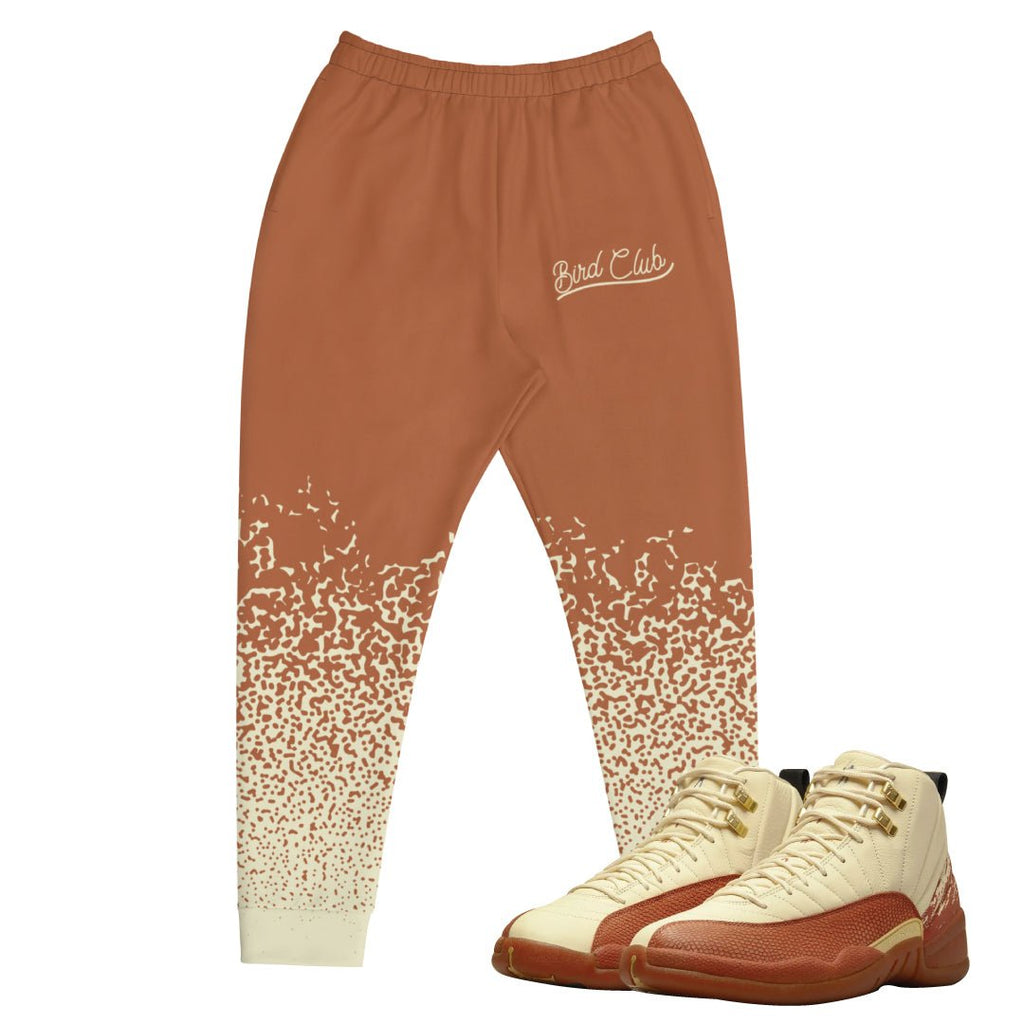 Retro 12 Eastside Golf Splatter Burnt Sunrise Joggers - Sneaker Tees to match Air Jordan Sneakers
