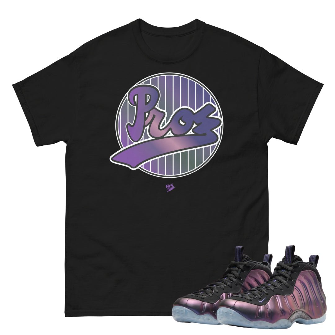 Air Foamposite One Eggplant "Pros" Shirt - Sneaker Tees to match Air Jordan Sneakers