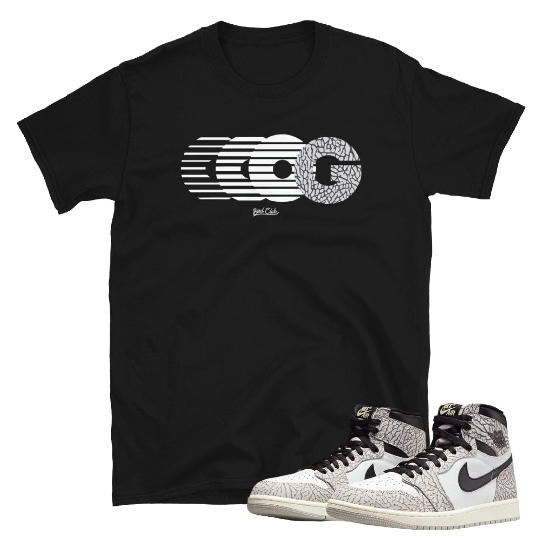 Retro 1 "Elephant Print" Triple OG Shirt - Sneaker Tees to match Air Jordan Sneakers