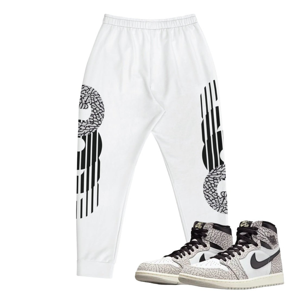 Retro 1 "Elephant Print" Triple OG Joggers - Sneaker Tees to match Air Jordan Sneakers