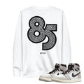Retro 1 "Elephant Print" 85 Sweatshirt - Sneaker Tees to match Air Jordan Sneakers