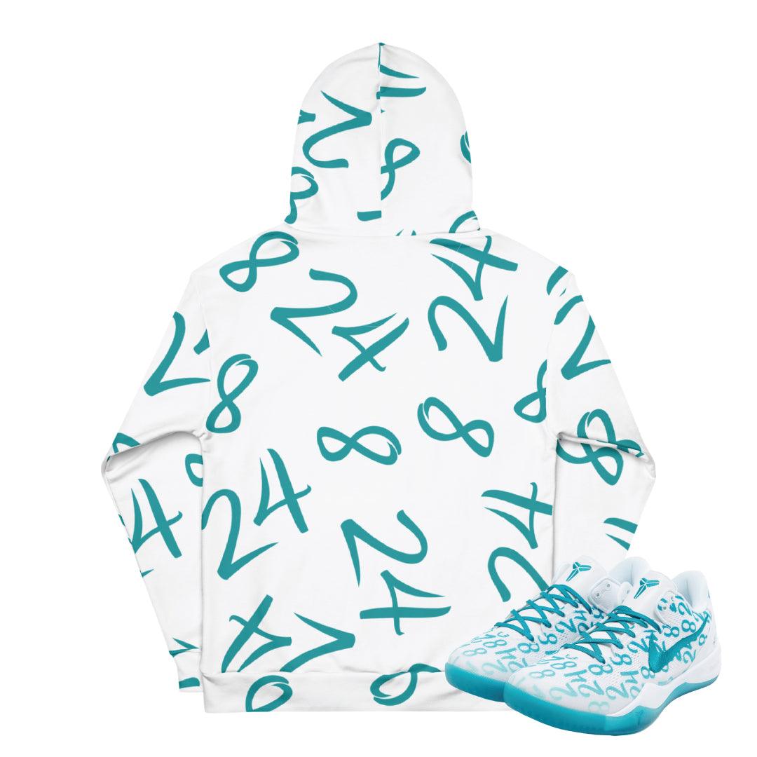 Kobe Protro 8 "Radiant Emerald" 8 24 Hoodie - Sneaker Tees to match Air Jordan Sneakers