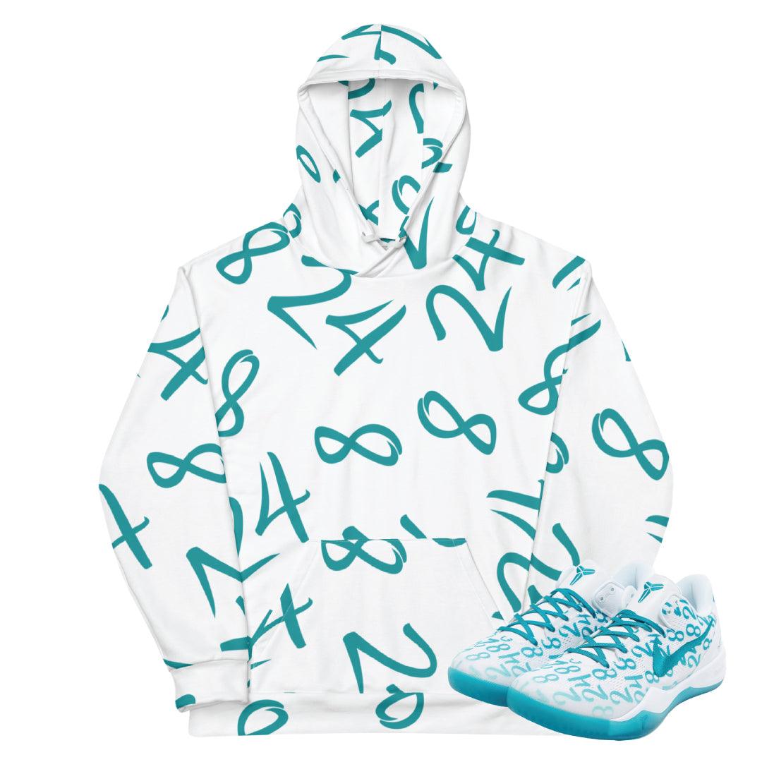 Kobe Protro 8 "Radiant Emerald" 8 24 Hoodie - Sneaker Tees to match Air Jordan Sneakers