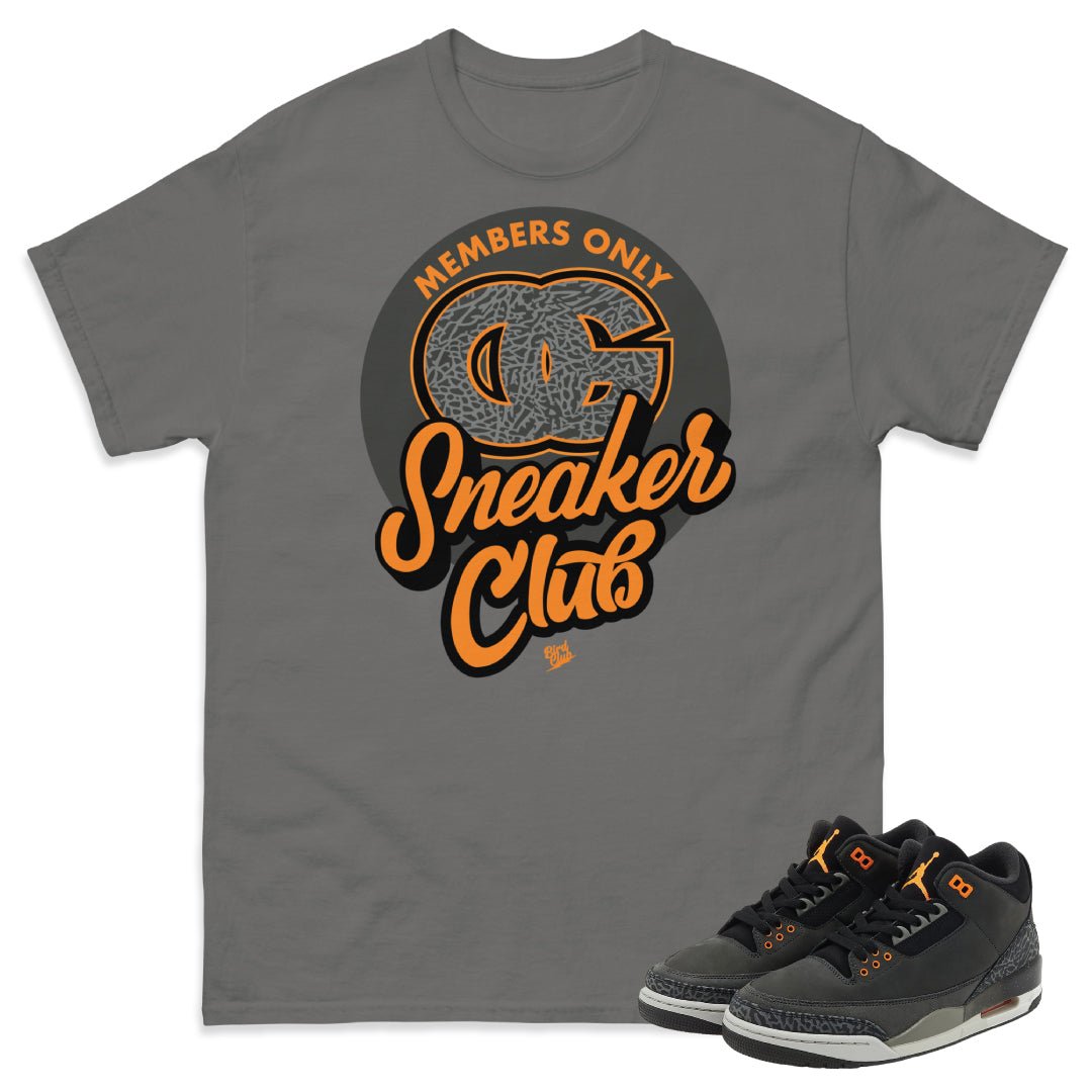 Retro 3 Fear OG Elephant Print Shirt - Sneaker Tees to match Air Jordan Sneakers