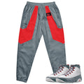 Retro 9 Fire Red Track Suit - Sneaker Tees to match Air Jordan Sneakers