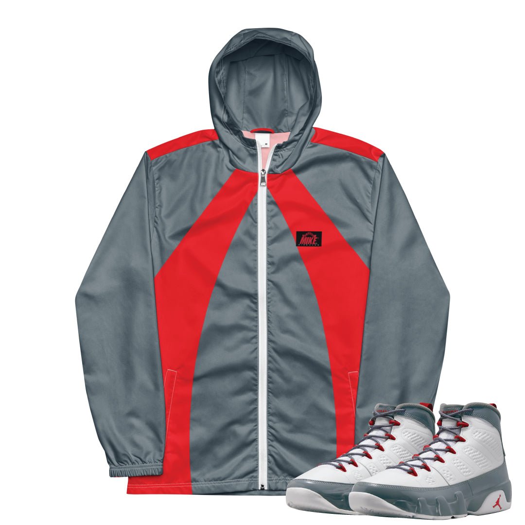 Retro 9 Fire Red Track Suit - Sneaker Tees to match Air Jordan Sneakers