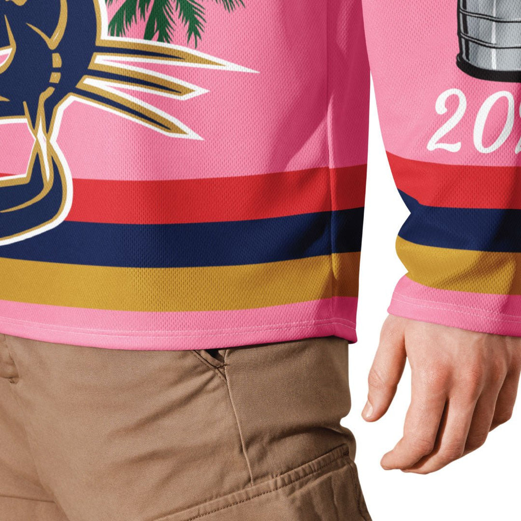 Florida Panther Cats South Beach Edition Championship Hockey Jersey