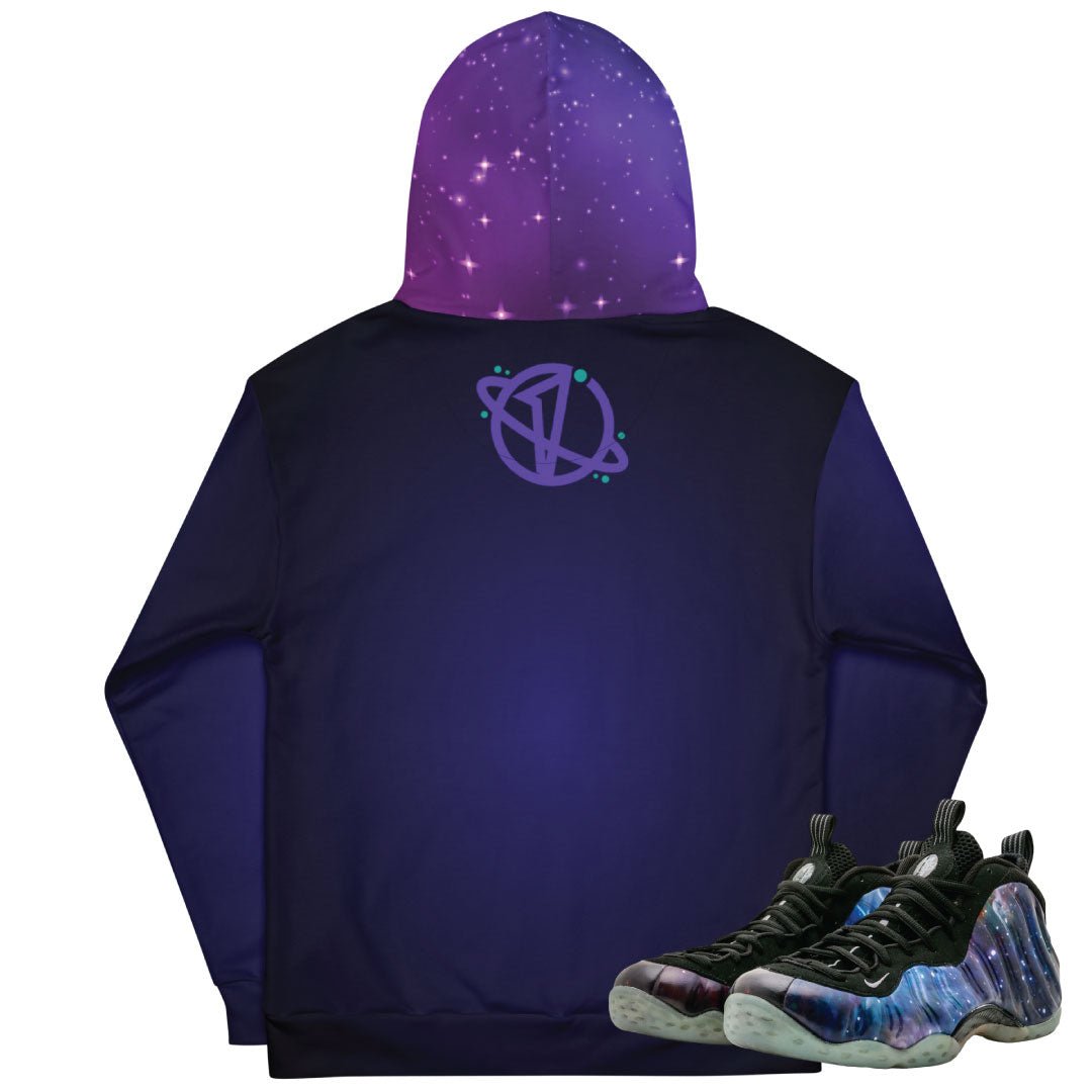Foamposite One Galaxy Hoodie - Sneaker Tees to match Air Jordan Sneakers
