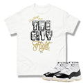 Retro 11 "Gratitude" City of Flight Shirt - Sneaker Tees to match Air Jordan Sneakers