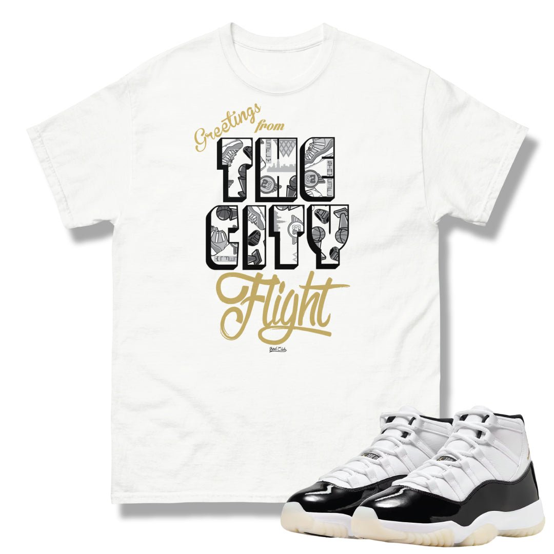 Retro 11 "Gratitude" City of Flight Shirt - Sneaker Tees to match Air Jordan Sneakers