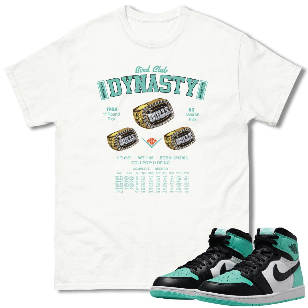 Retro 1 "Green Glow" Dynasty Shirt