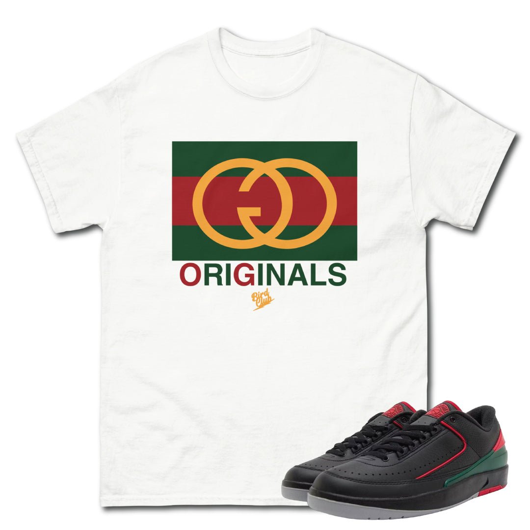 Retro 2 Low Gucci Originals Shirt - Sneaker Tees to match Air Jordan Sneakers