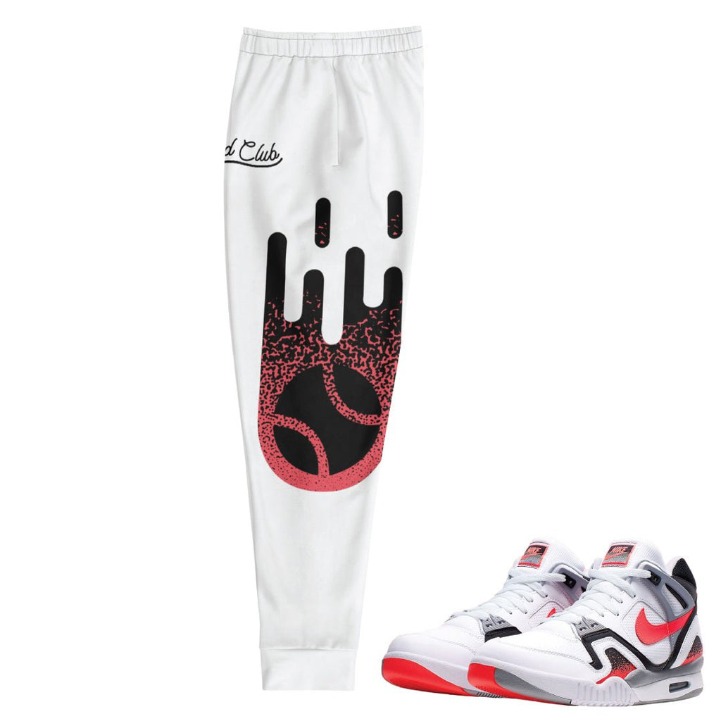 Air Tech Challenge 2 "Hot Lava" Logo Joggers - Sneaker Tees to match Air Jordan Sneakers